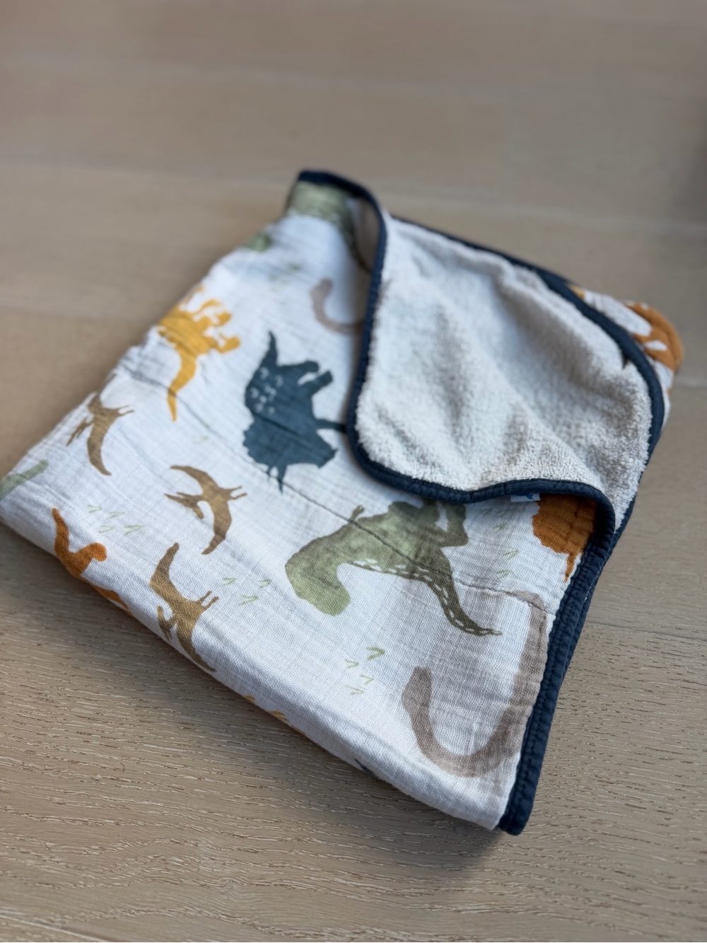 Baby/Small Toddler Dinosaur Hooded Towel